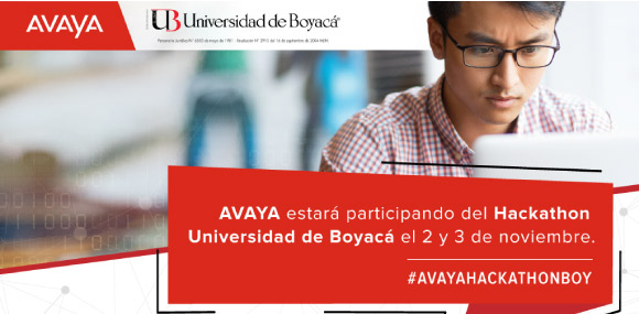 Avaya participa en la Hackathon de la Universidad de Boyacá