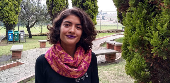Camila Barey en la Universidad de Boyaca