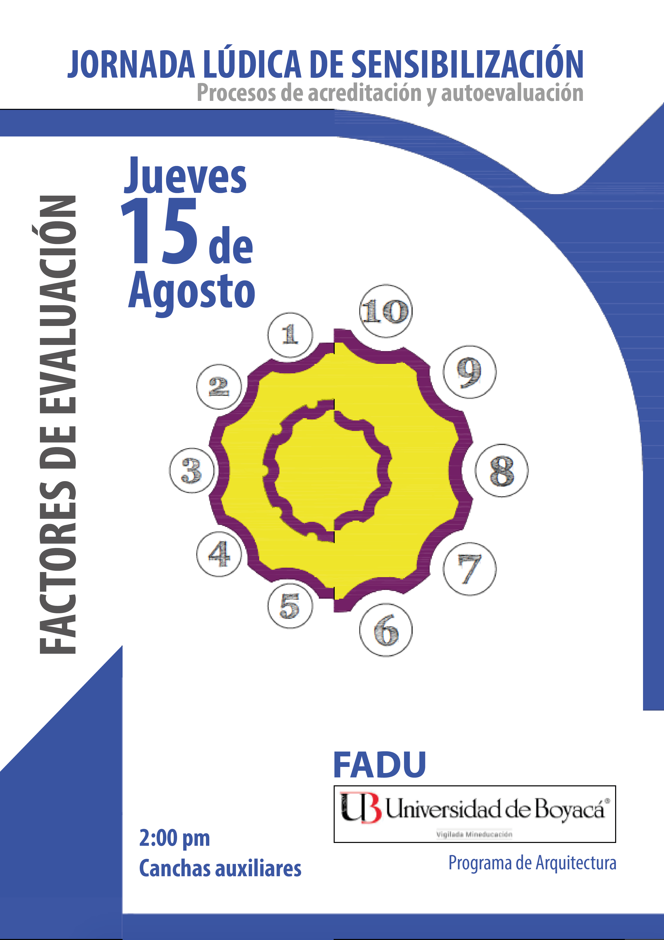 Jornada lúdica factores de Acreditación Arquitectura