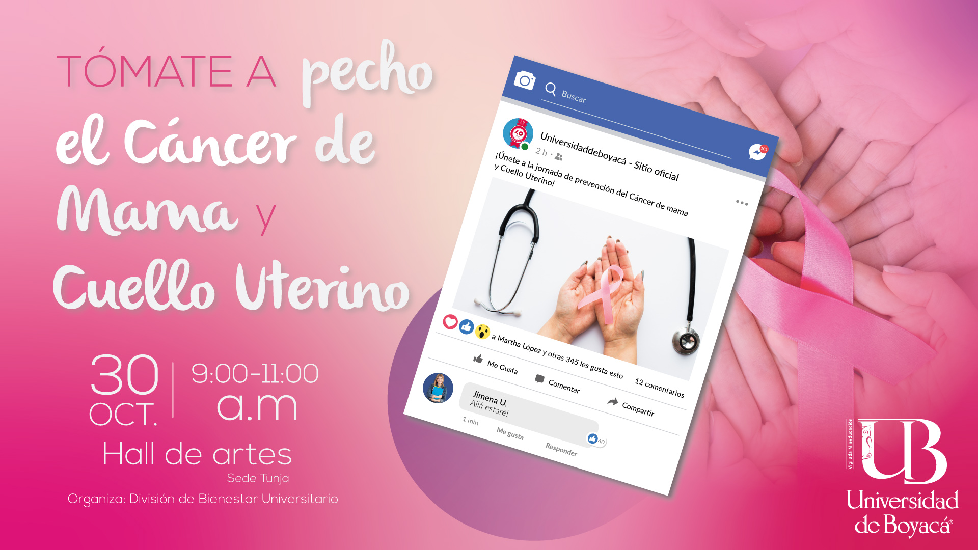 Jornada de Prevención Cáncer de Mama y Cuello Uterino