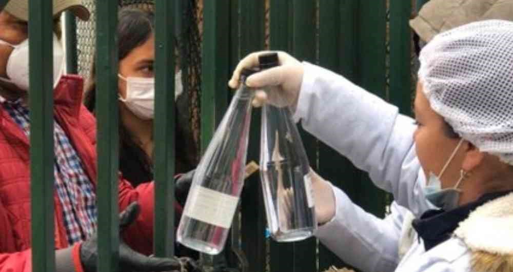 Nueva Licorera de Boyacá vende alcohol antiséptico para combatir coronavirus Foto: Nueva Licorera de Boyacá