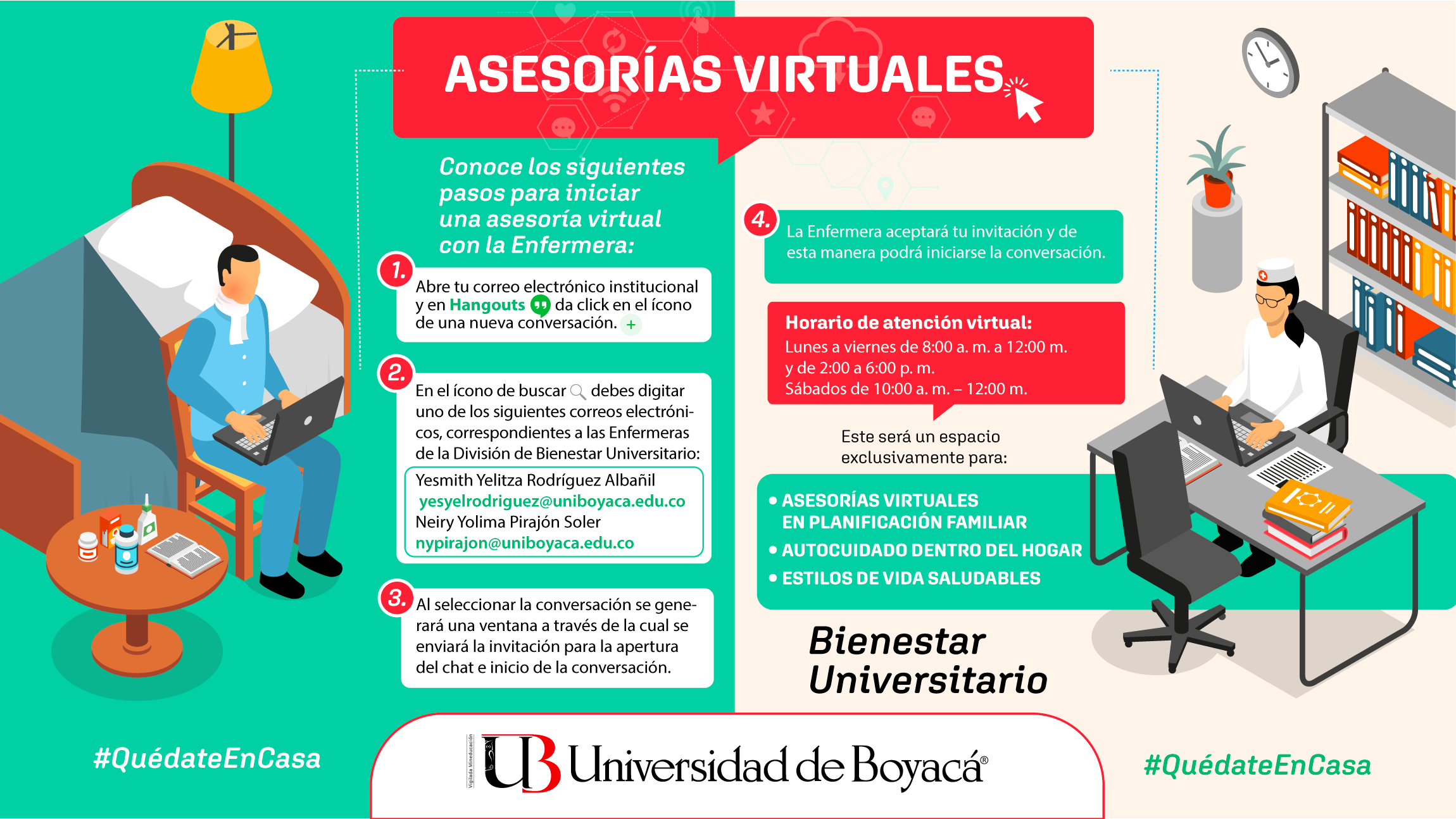 Asesorías virtuales de Enfermería