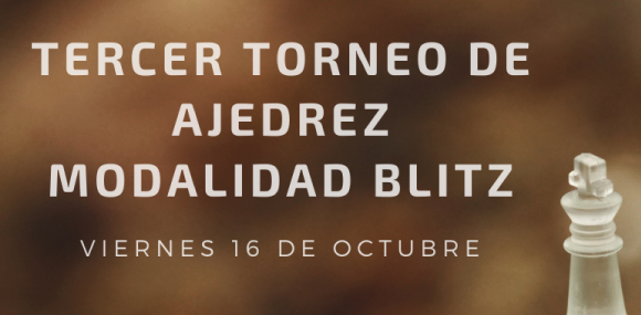 Tercer Torneo de Ajedrez Modalidad Blitz