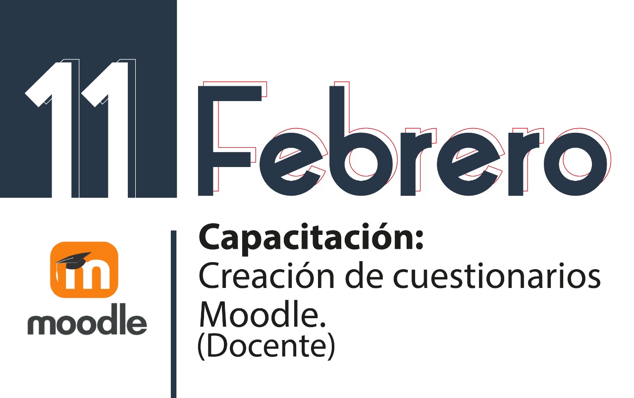 Capacitación: Creación de cuestionarios Moodle 