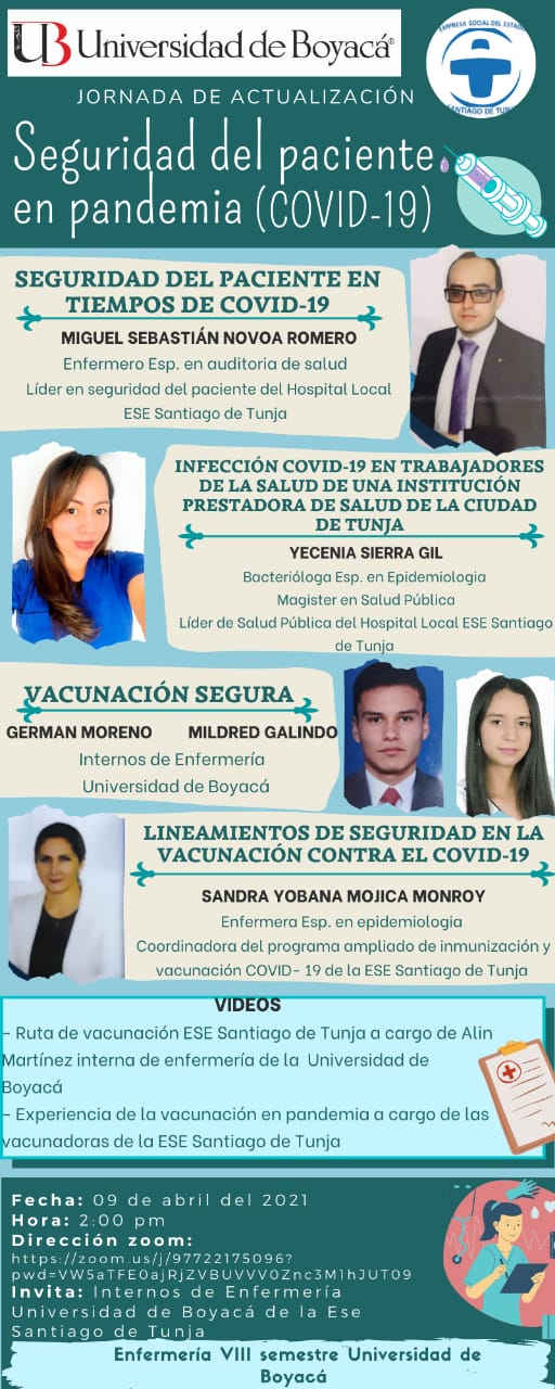 Seguridad del Paciente en pandemia (COVID19)