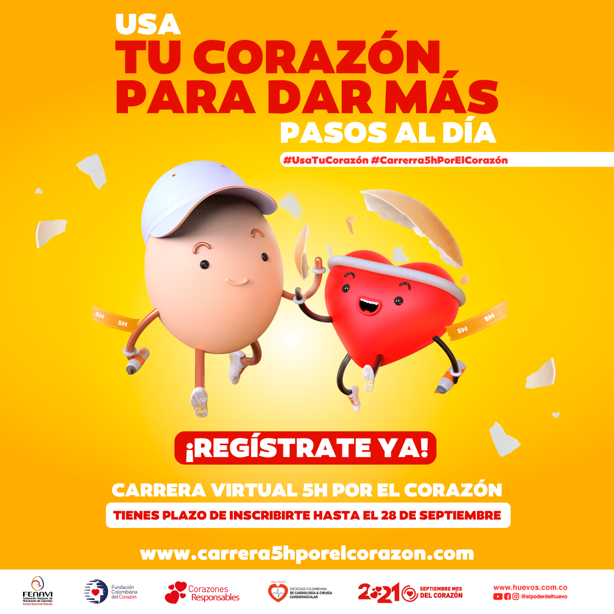 Carrera Virtual 5k Organiza Fundación Colombiana del Corazón y el Programa  de Terapia Respiratoria | Universidad de Boyaca