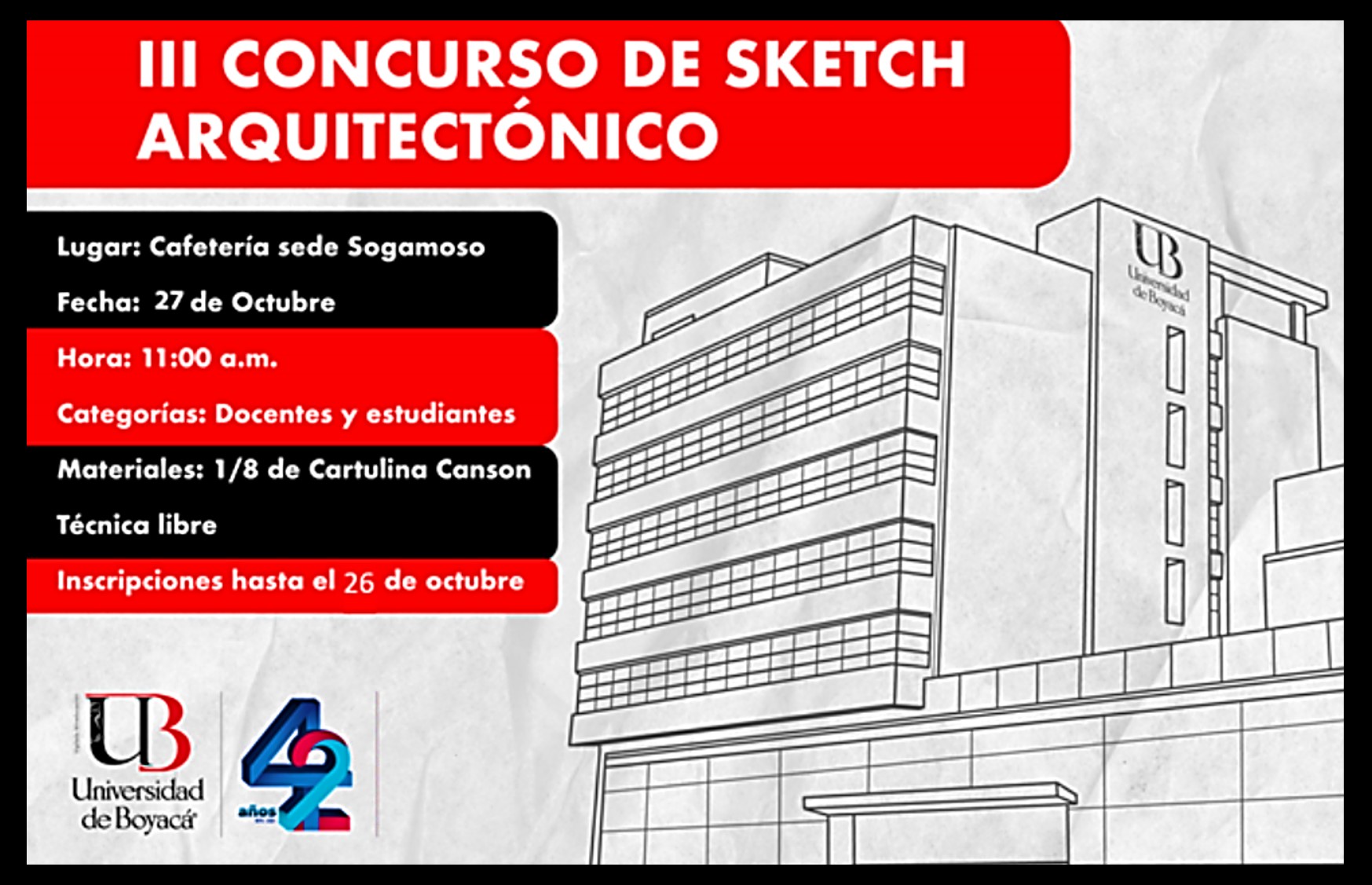 III CONCURSO DE SKETCH ARQUITECTÓNICO