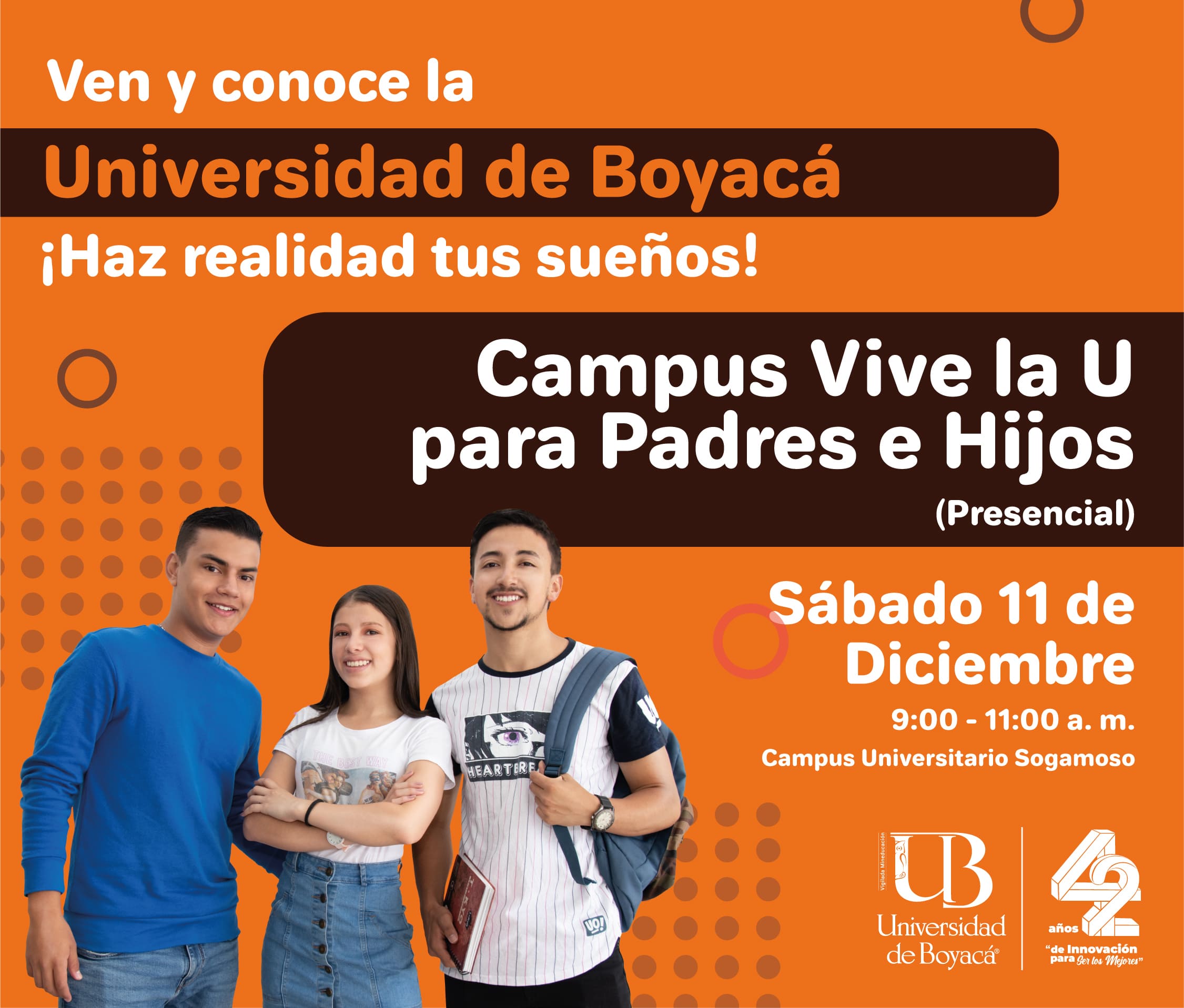 Campus Vive la U para padres e hijos 4 de diciembre | Universidad de Boyaca