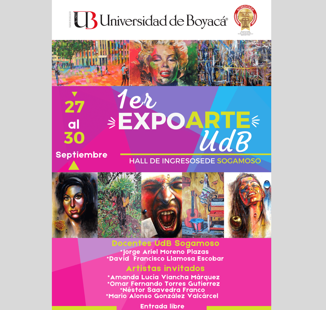 Primer ExpoArte UdB sede Sogamoso | Universidad de Boyaca