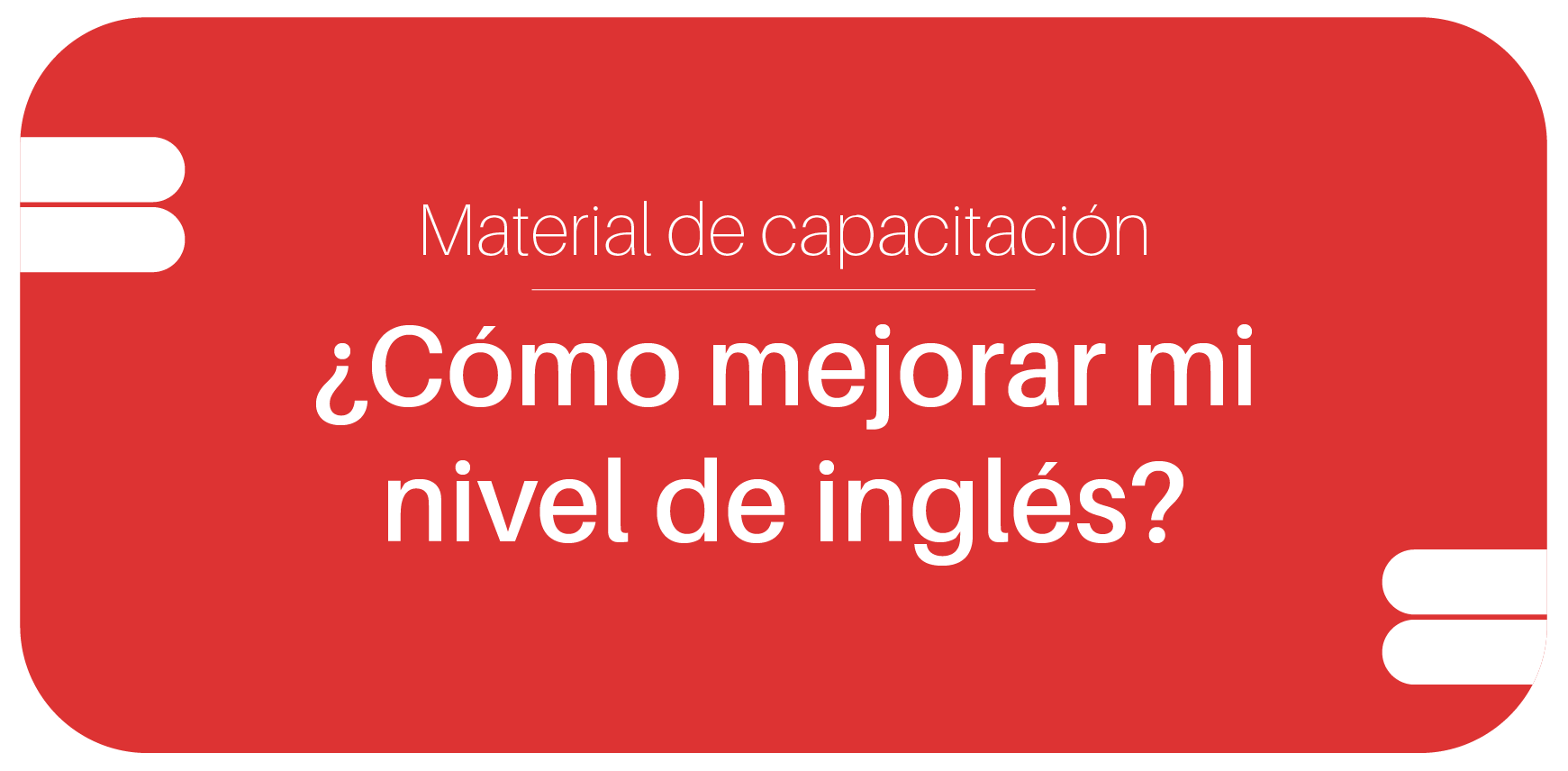 Material capacitación