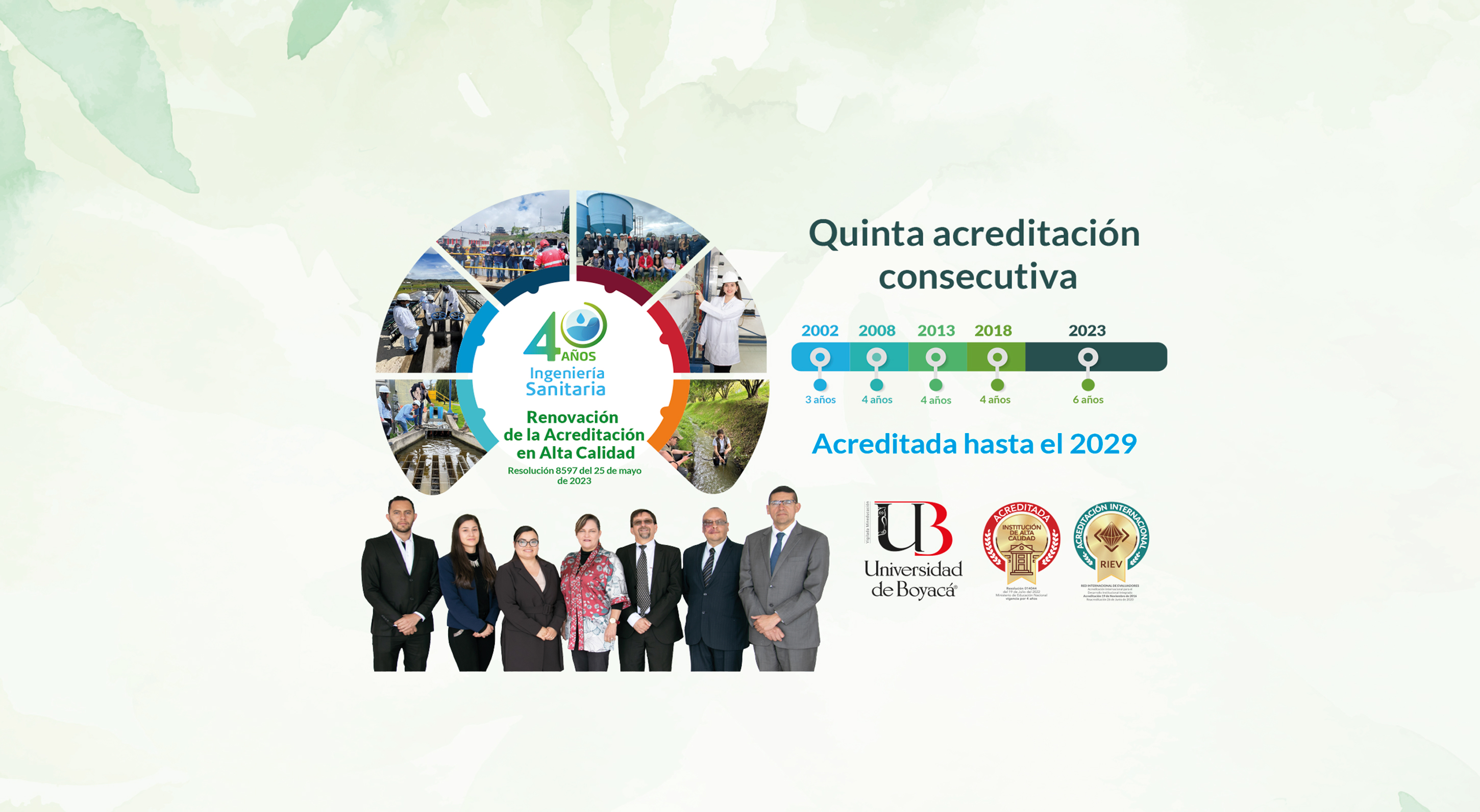 Ingeniería Sanitaria obtiene Reacreditación Nacional