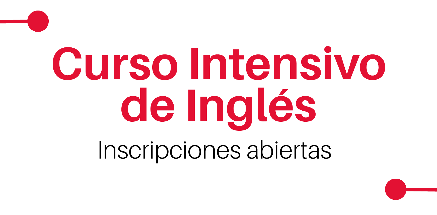 Curso Intensivo de Inglés primer semestre 2024