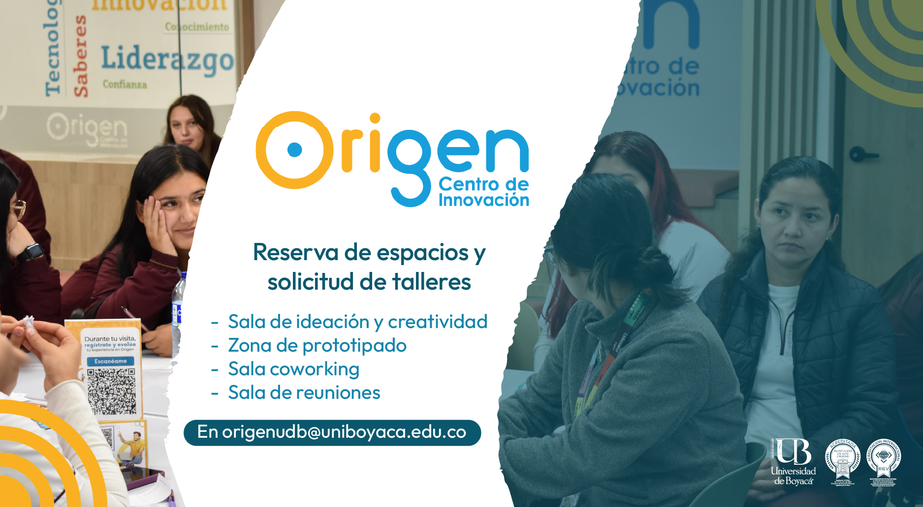 Reserva espacios