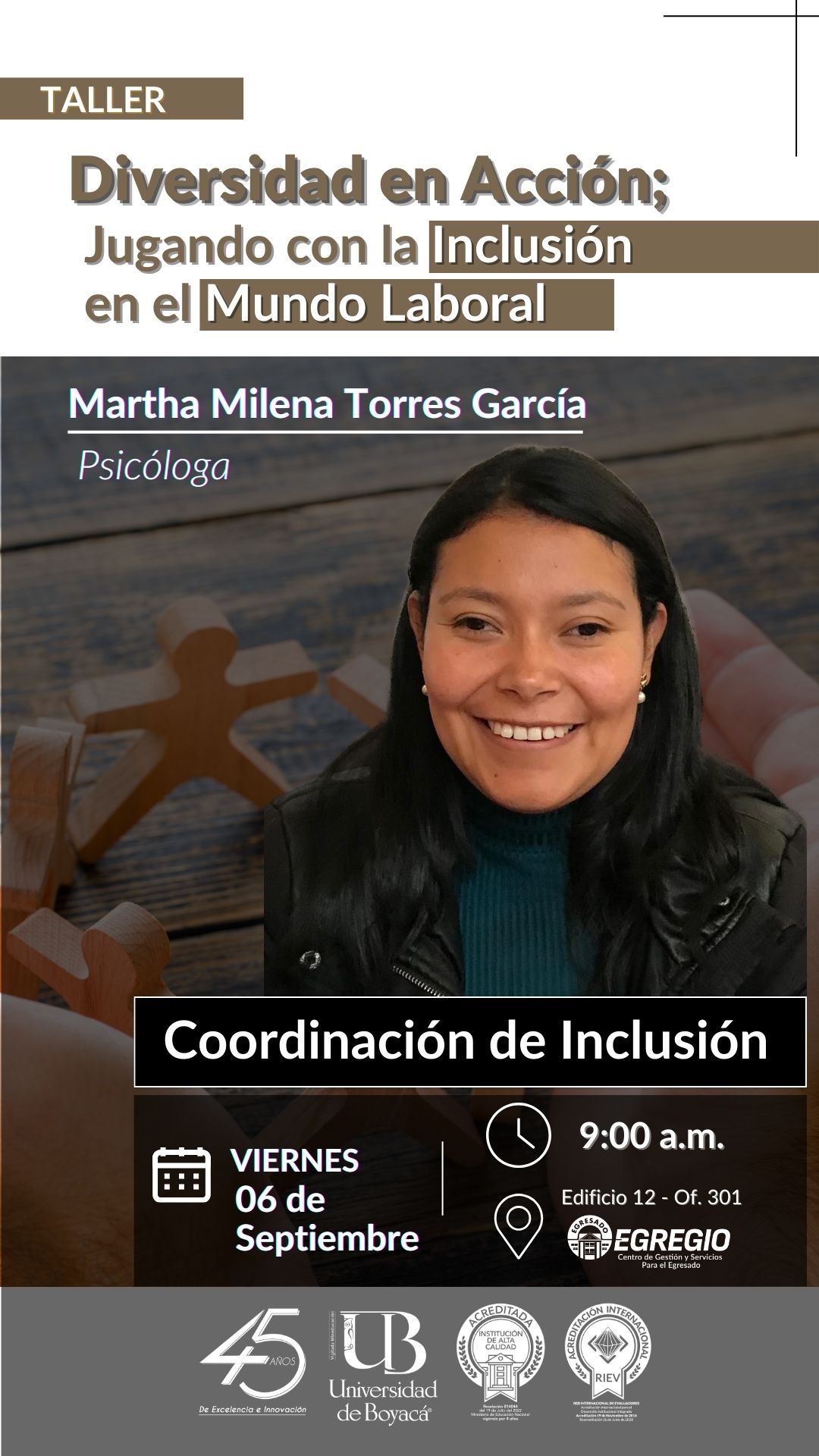 Taller "Diversidad en acción; jugando con la inclusión en el mundo laboral"