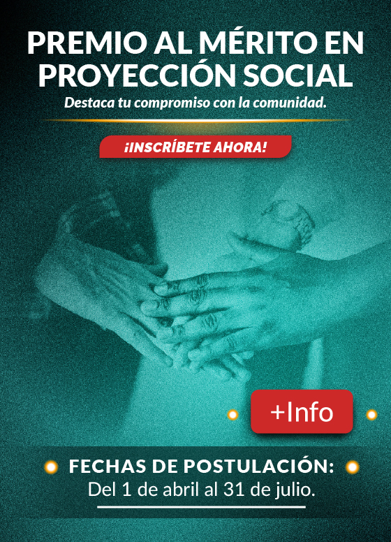 PREMIO AL MÉRITO EN PROYECCIÓN SOCIAL