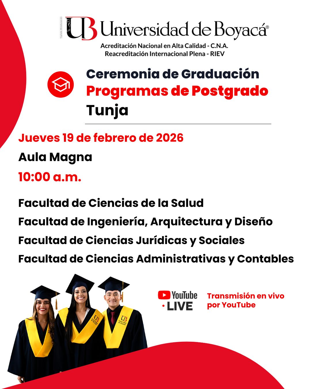 Ceremonia de Grados - Postgrados