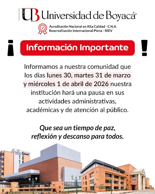30, 31 de marzo y 1 de abril no tendremos atención al público