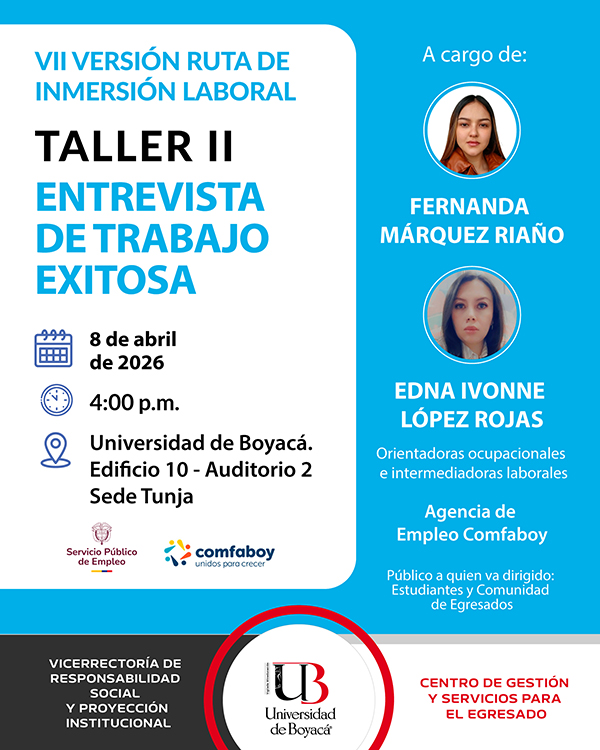 Taller II: Entrevista de Trabajo Exitosa