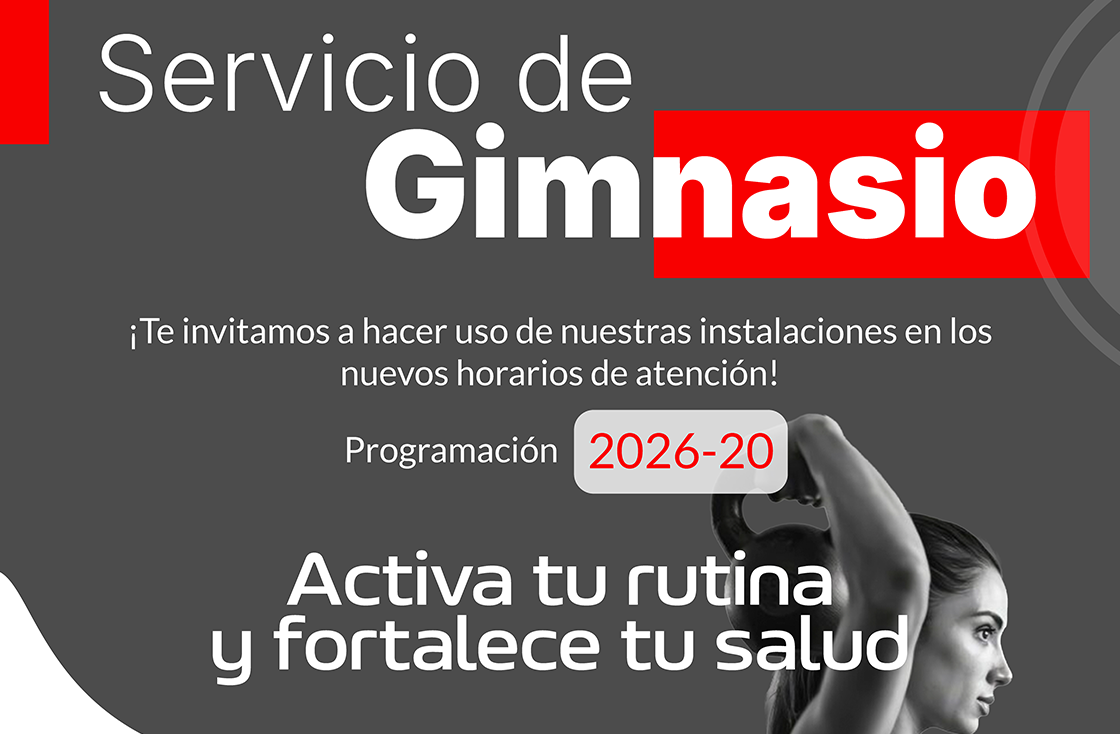 Servicio de Gimnasio ¡Activa tu rutina y fortalece tu salud!
