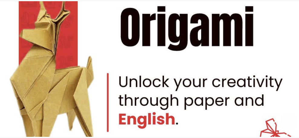 Fortalece tus conocimientos de inglés y desarrolla tu creatividad en el English Workshop Origami