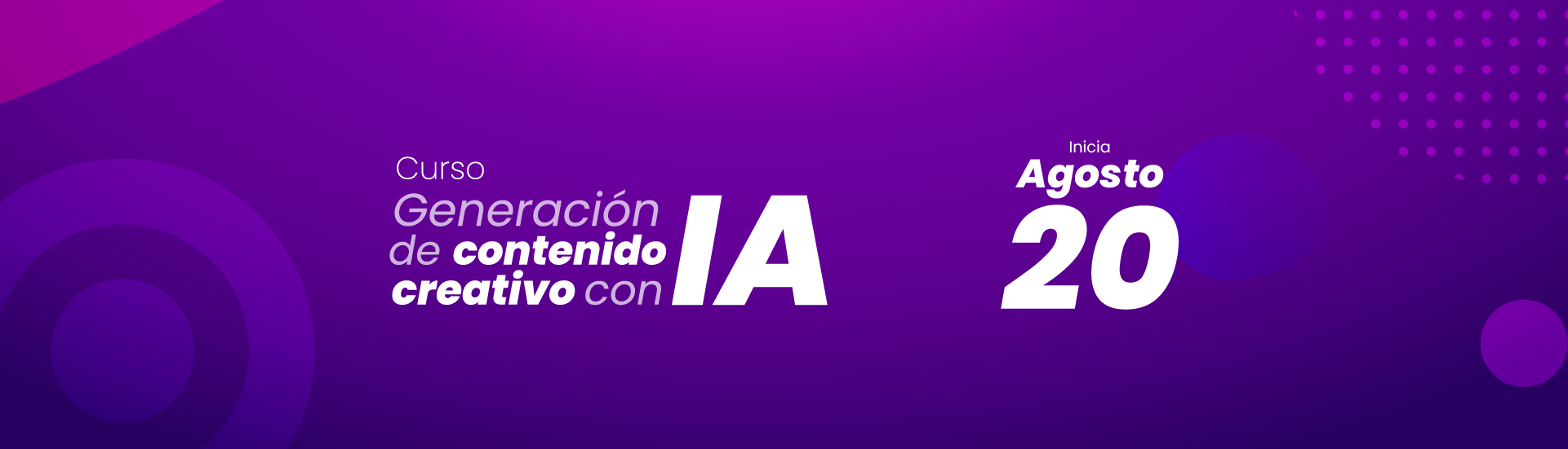 Generación contenido IA