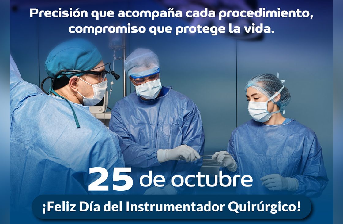 ¡Feliz Día del Instrumentador Quirúrgico!
