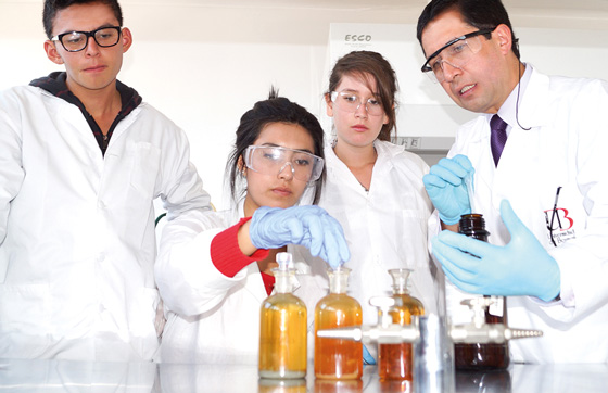 Laboratorio de química - Sede Tunja