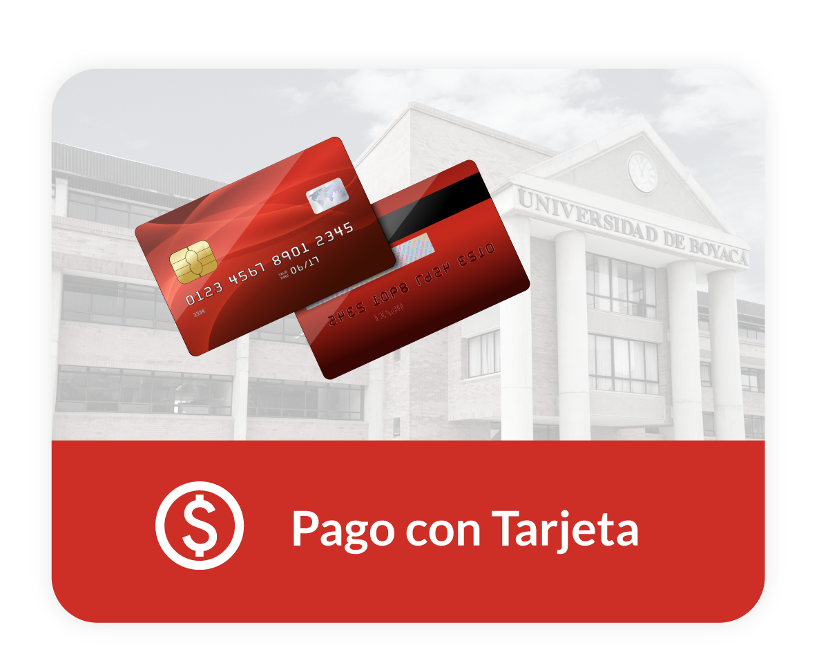 8. Formas de  Pago de Matrícula tarjeta