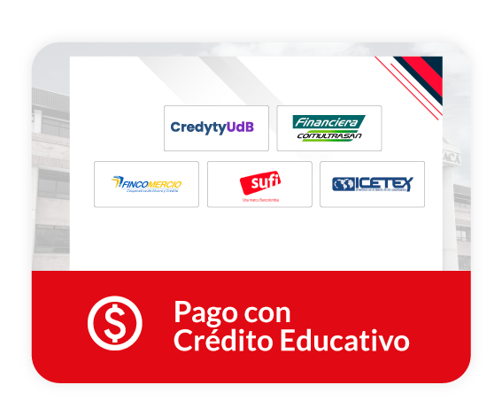 8. Formas de  Pago de Matrícula crédito educativo