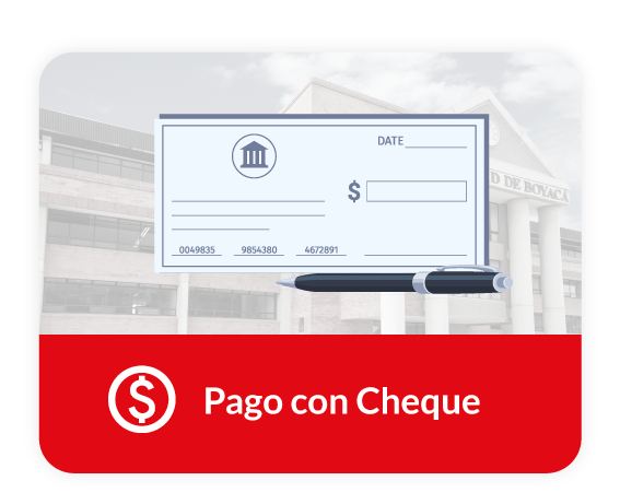 8. Formas de  Pago de Matrícula cheque