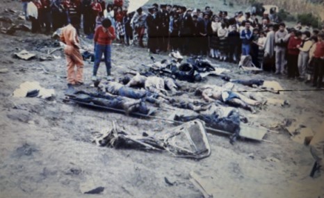 Fuente: Orlando Hurtado, levantamiento de cuerpos 02 de septiembre de 1981. 