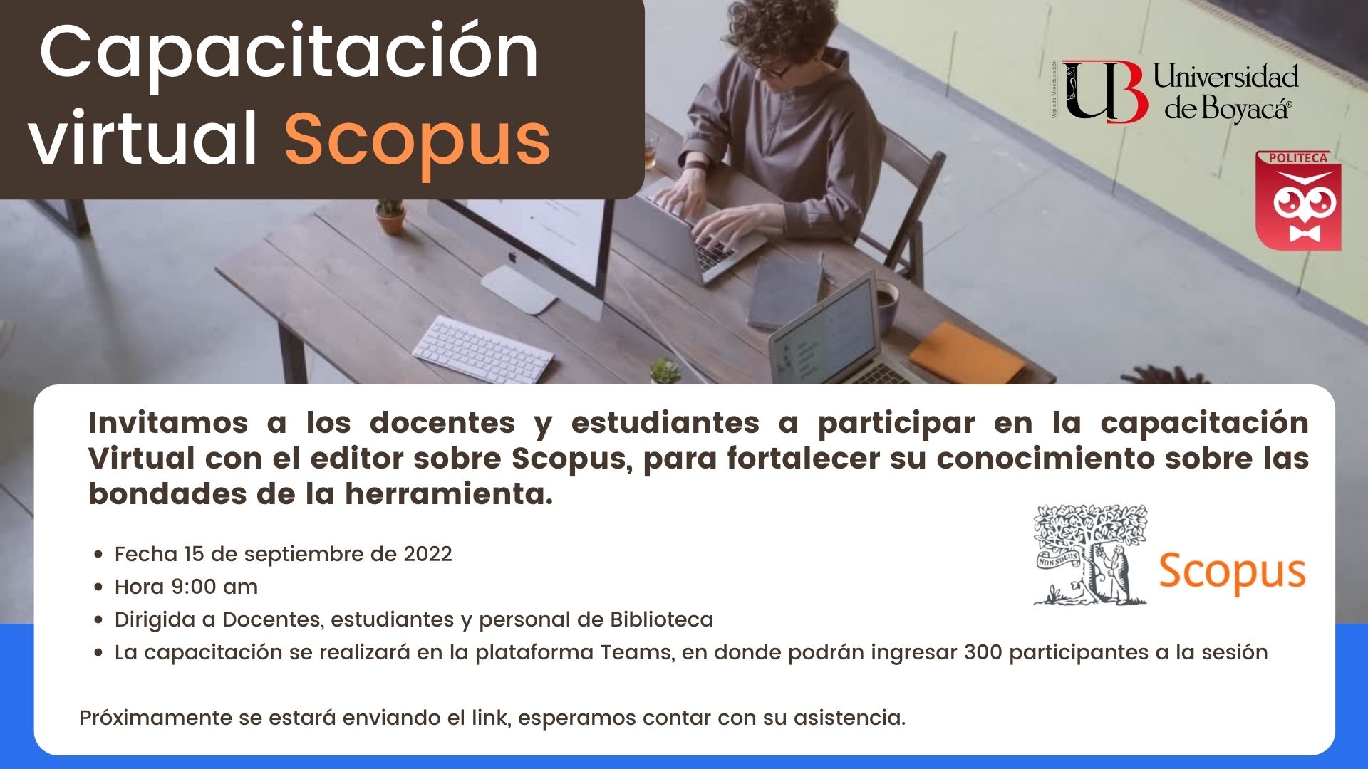 Capacitación virtual Scopus