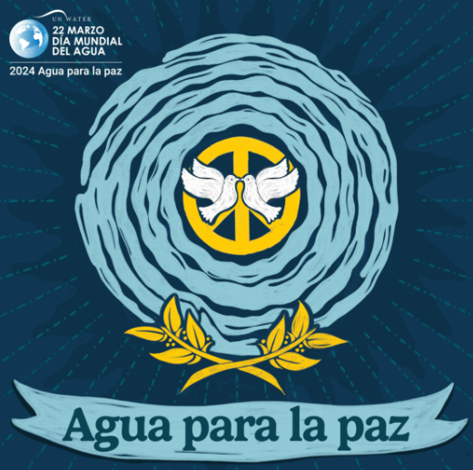 en 2024, Naciones unidas está promoviendo la campaña “Agua para la Paz”.