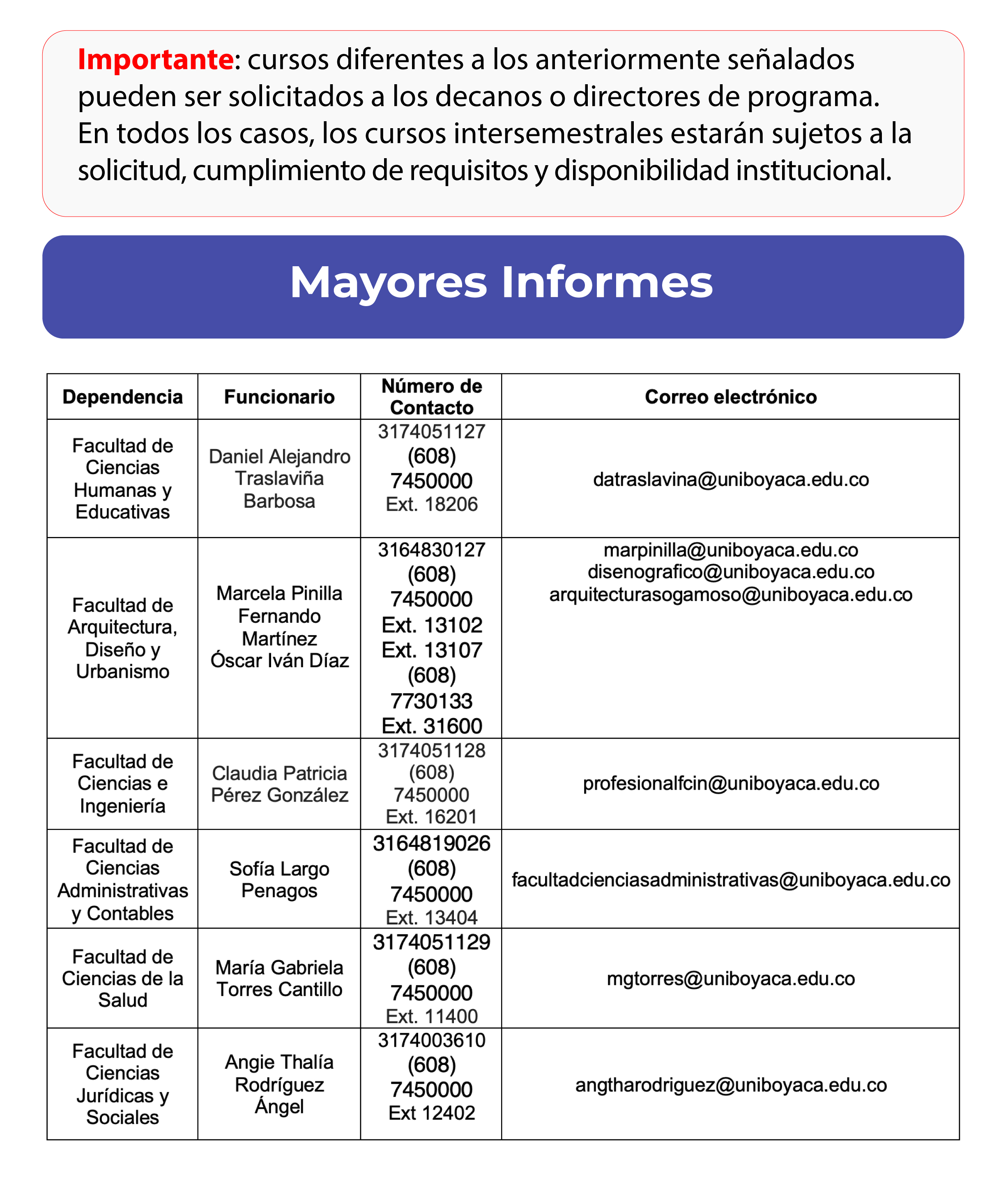 cursos intersemetrales