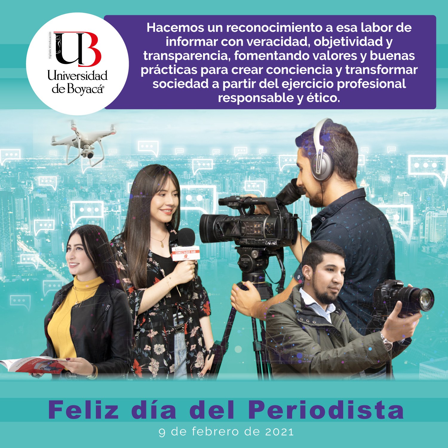 Feliz día periodista