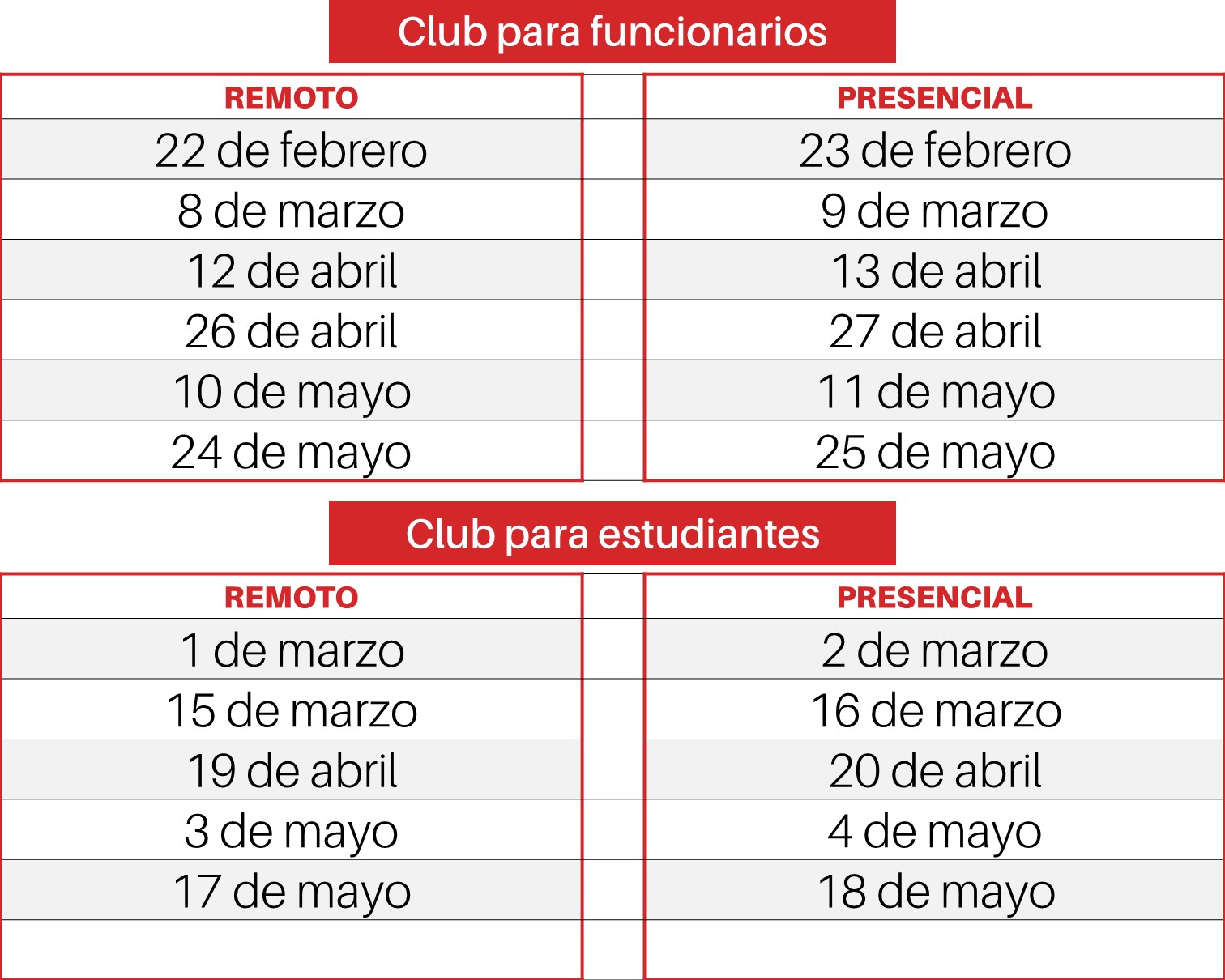 club info 3