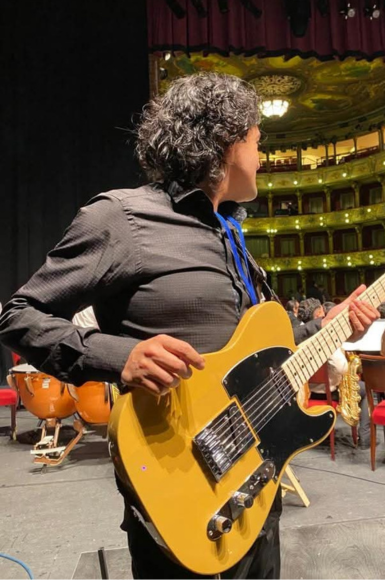 Fredy Fonseca, músico profesional y director de la escuela estudiantina del altiplano cundiboyacense.