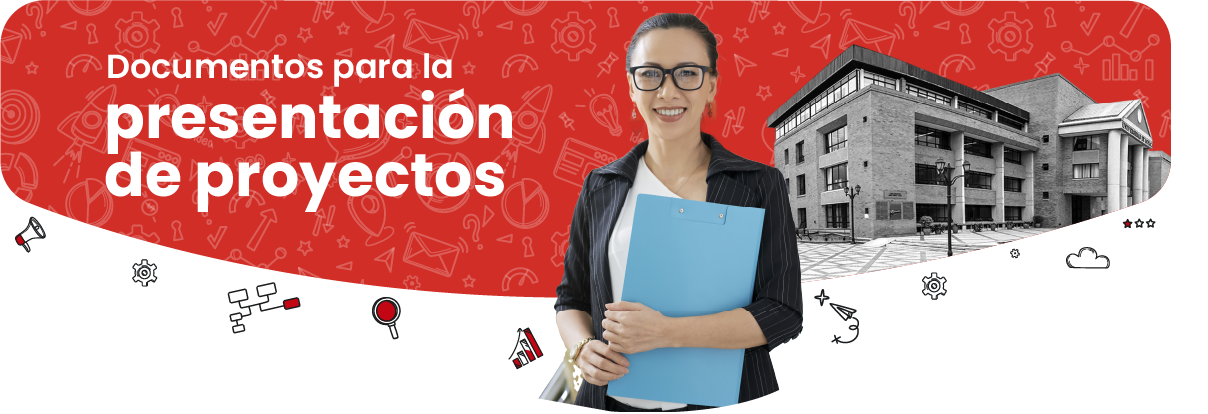 Documentos para la presentación de proyectos banner