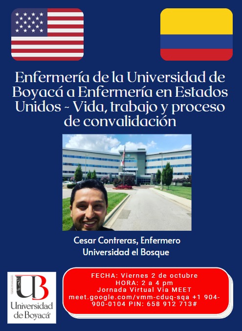 Enfermería de la UdB a Enfermería en Estados Unidos. “VIDA, TRABAJO Y PROCESO DE CONVALIDACIÓN”