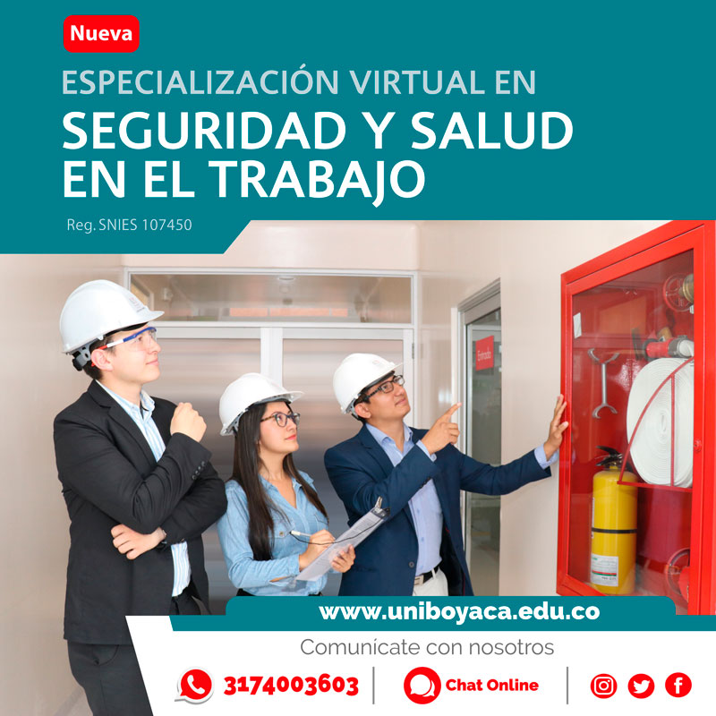 Nueva Especialización Virtual - Seguridad y Salud en el Trabajo