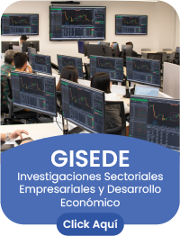 Grupo de investigación GISEDE investigaciones sectoriales empresariales y desarrollo económico. Click Aquí