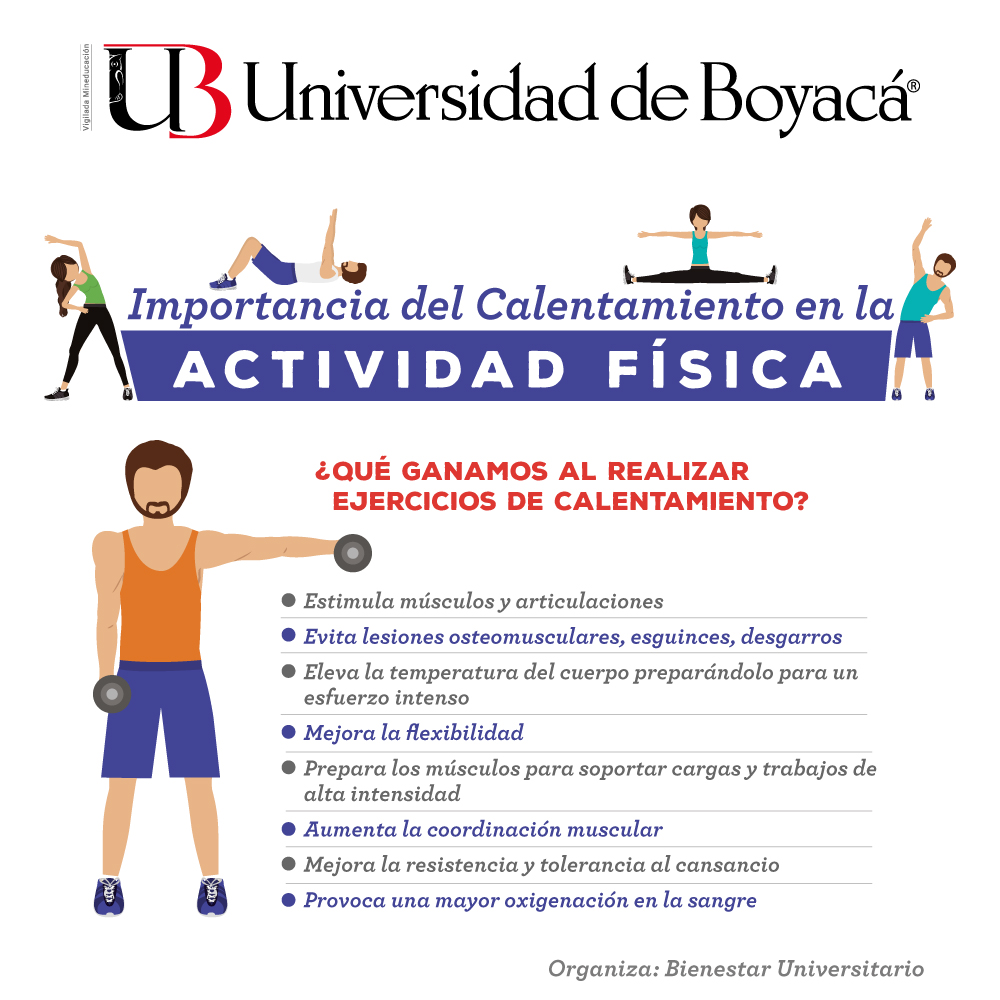 Faceta riñones Chicle Importancia del calentamiento en la actividad física | Universidad de Boyaca