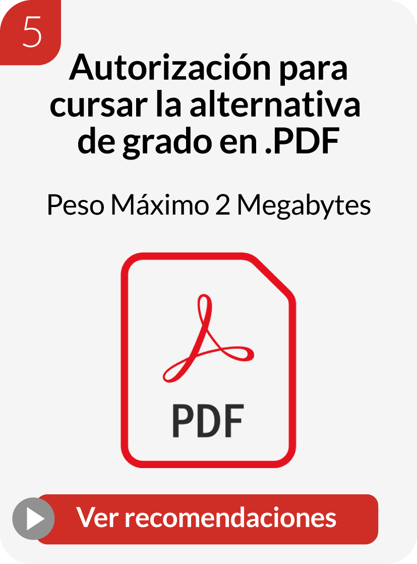 4 autorización s de grado