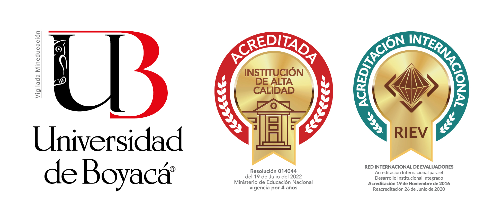 Logo Universidad de Boyacá - Vertical