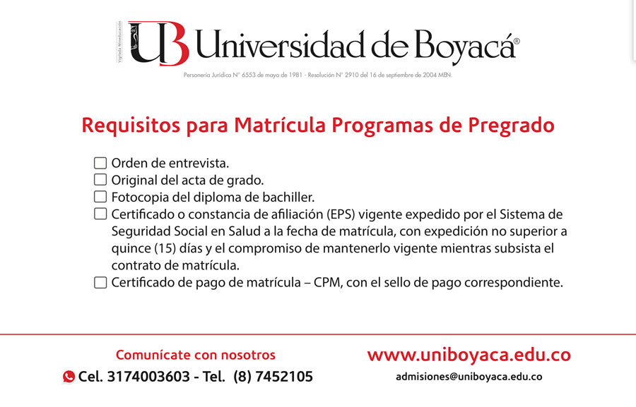 Matrícula
