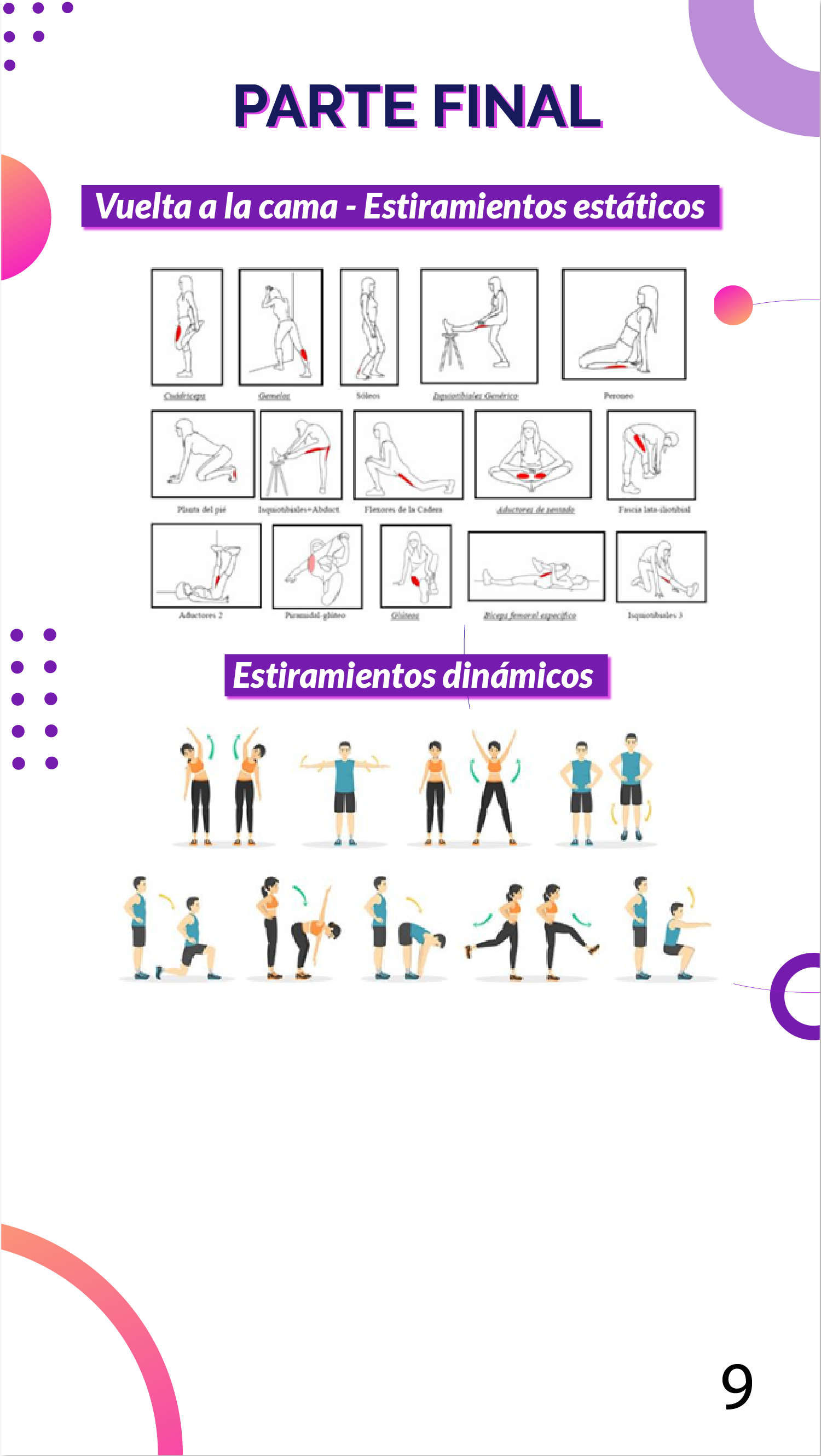 Gimnasio Plan de adaptación