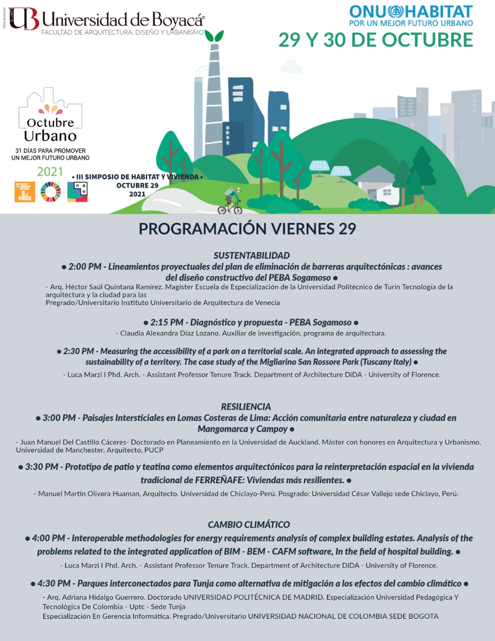 III Simposio Hábitat y Vivienda – III Taller Internacional: Visión de Ciudad y Territorio