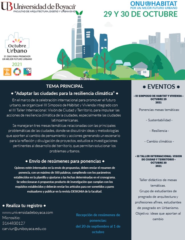 III Simposio Habitat y Vivienda – III Taller Internacional: Visión de Ciudad y Territorio