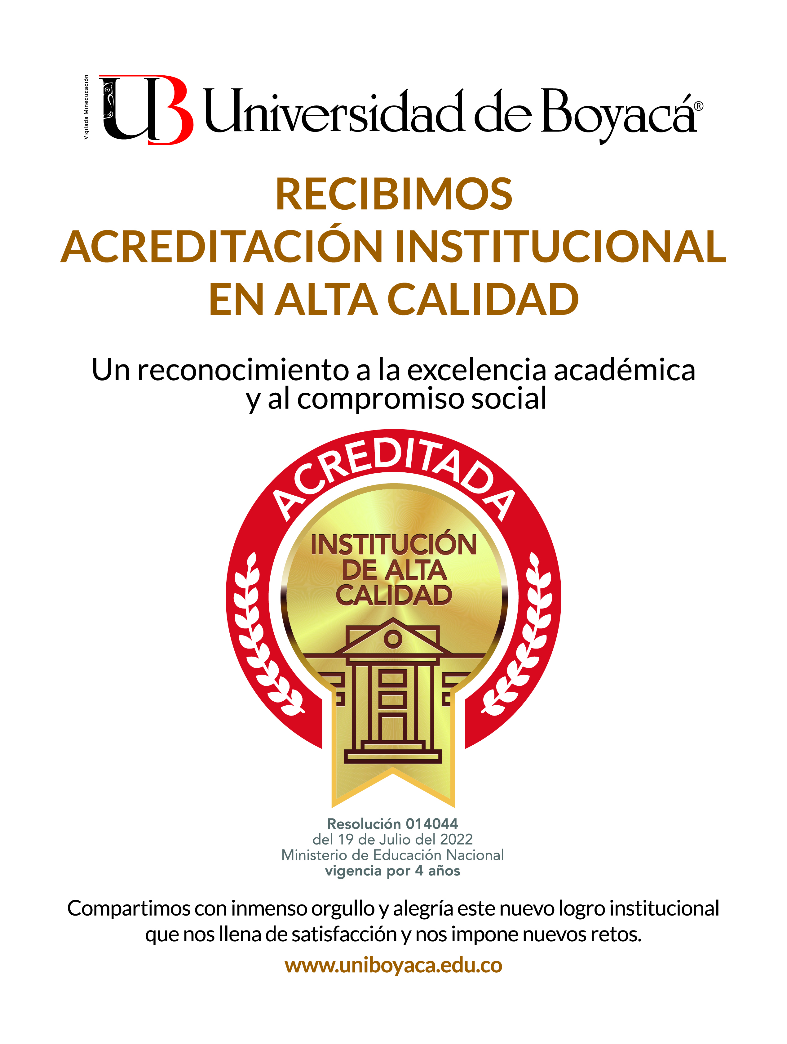 Acreditación Institucional de Alta Calidad