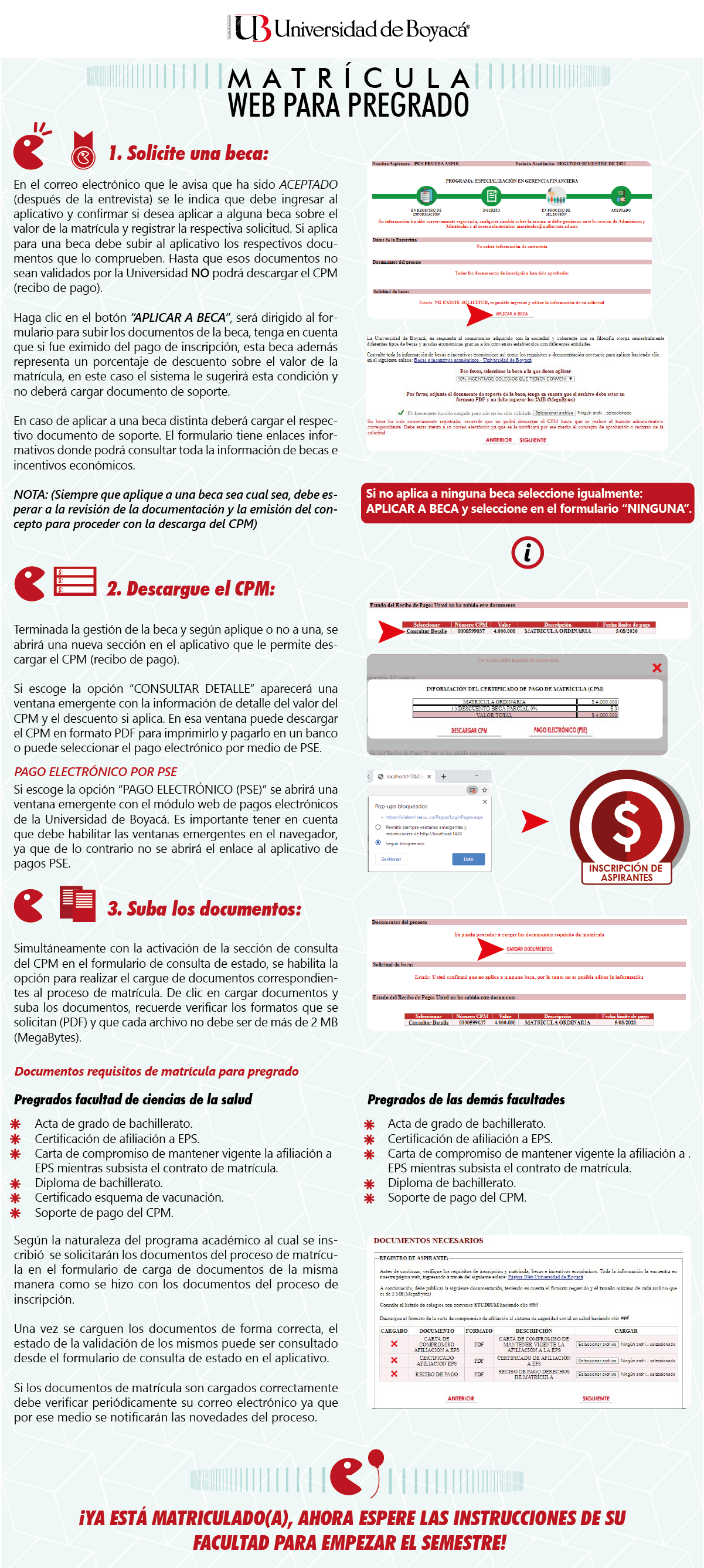 matricula pregrado